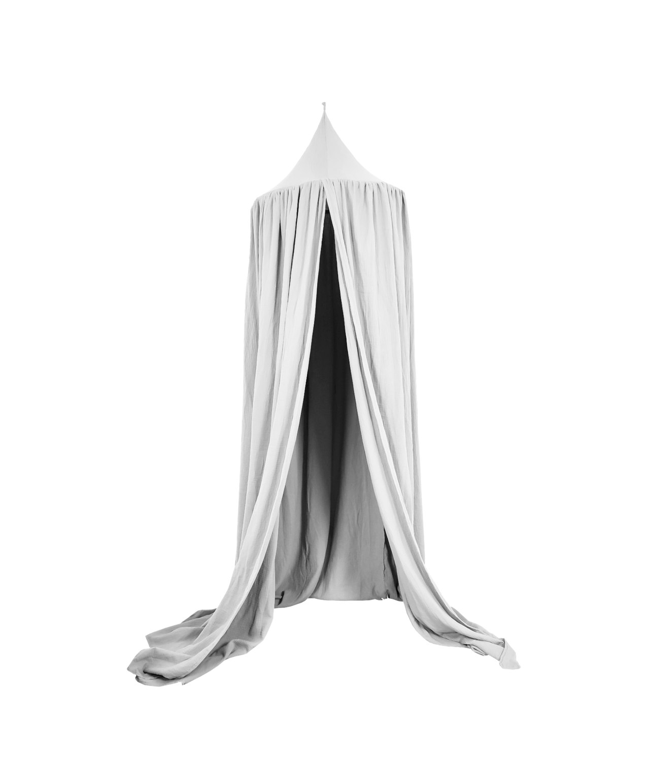 Muslin Canopy – Ceiling Mounted – Grey