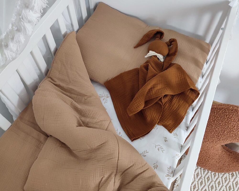 Muslin Duvet and Pillow Set – Cappuccino