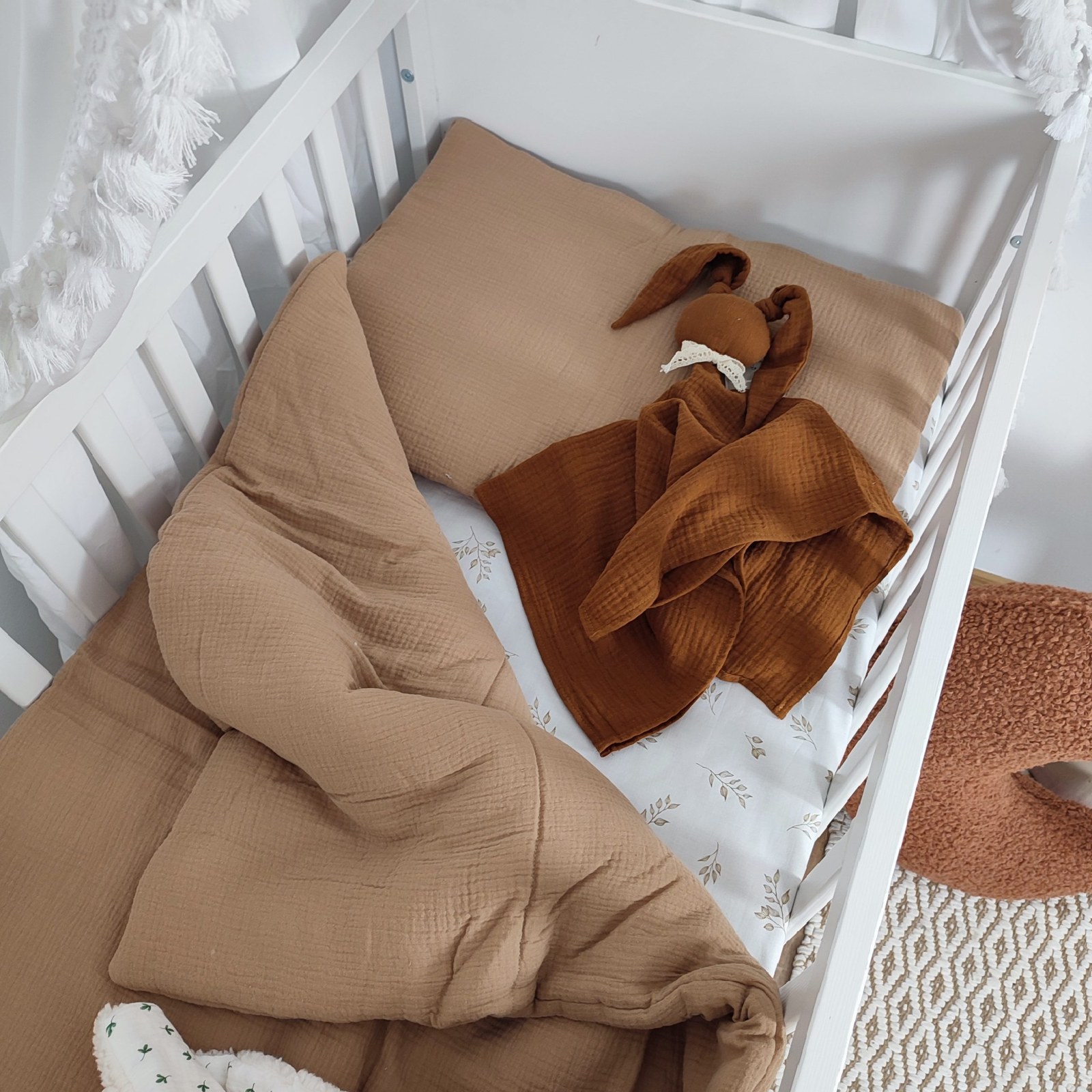 Muslin Duvet and Pillow Set – Cappuccino Muslin Duvet and Pillow Set – Cappuccino