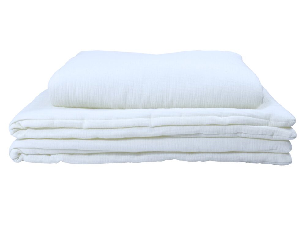 Muslin Duvet and Pillow Set – Ecru Muslin Duvet and Pillow Set – Ecru