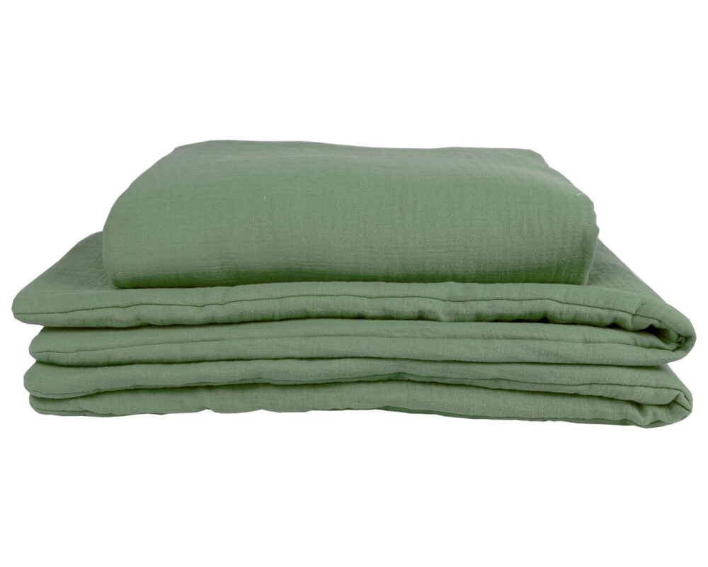 Muslin Duvet and Pillow Set – Khaki Muslin Duvet and Pillow Set – Khaki